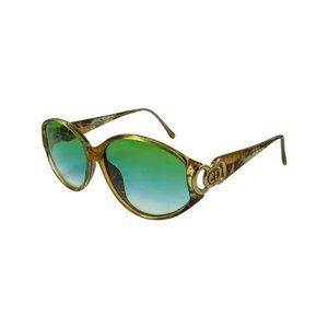 80s/90s Christian Dior Cat Eye Optyl Plastic Sunglasses Eyewear Made in Austria